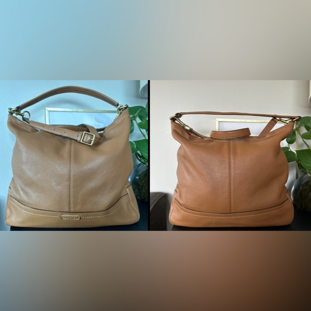 COACH PARK LEATHER HOBO SHOULDER HAND BRITISH TAN. STYLE No. F23293